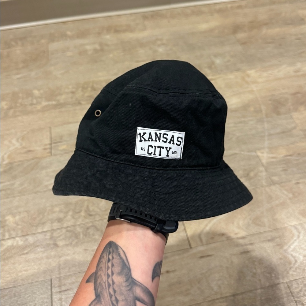 Black Kansas City Bucket Hat